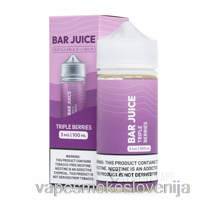 Vape Petrol Trojne Jagode - Barski Sok - 100 Ml 3 Mg